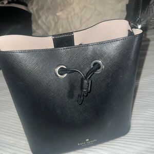 Kate Spade Black Crossbody bucket bag